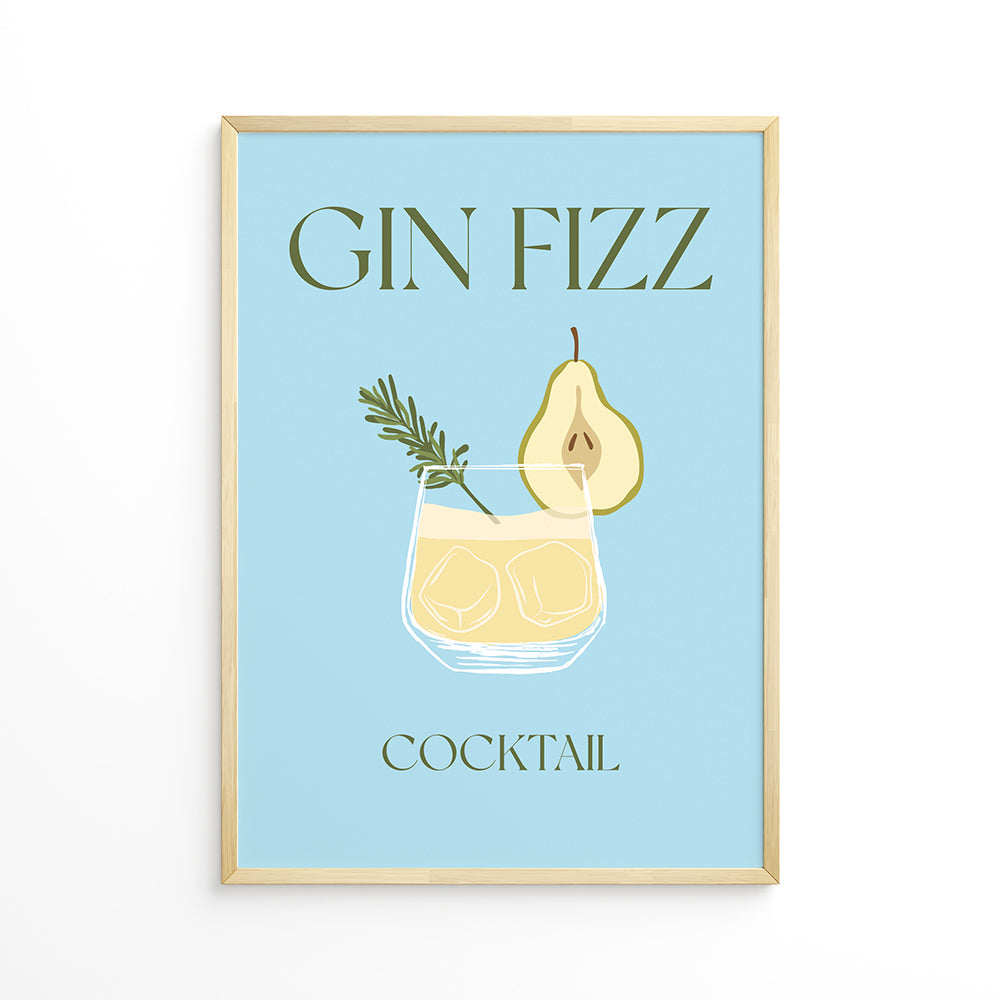 Gin Fizz Vibes Plakat