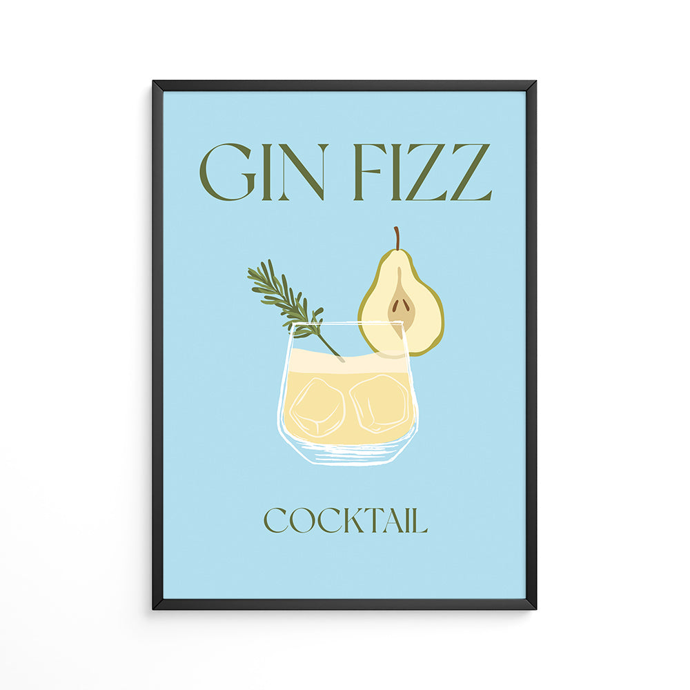 Gin Fizz Vibes Plakat